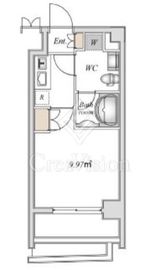 エスティメゾン登戸 401 間取り図