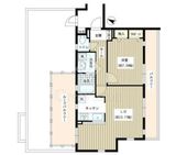 洗足第2マンション 405 間取り図
