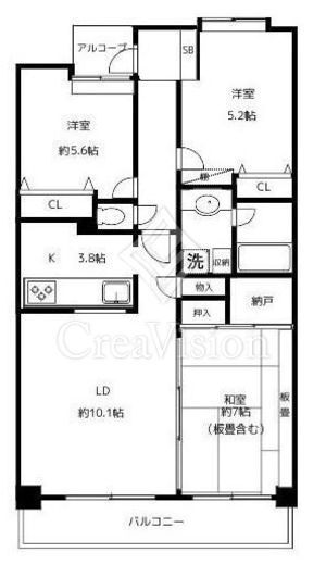 アソシエール中野弐番館 406 間取り図