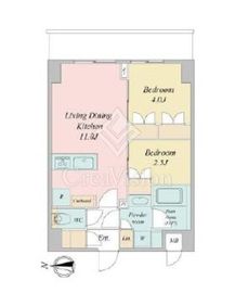 LIME RESIDENCE KAWAGUCHI EAST 312 間取り図