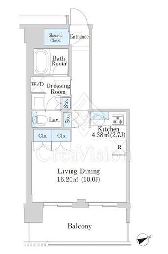 新宿グランドプラザ 9階 間取り図