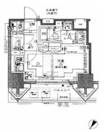 シティハウス目黒ザ・ツイン 5階 間取り図