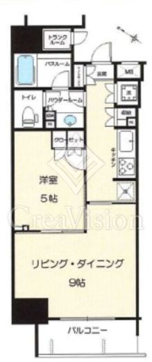 パークリュクス御茶ノ水 3階 間取り図