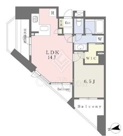 クオリア目黒祐天寺 5階 間取り図