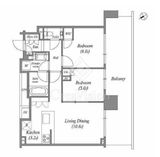 シティタワー目黒 16階 間取り図
