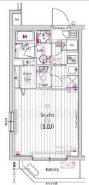 ガーラ・ステーション横浜大口 4階 間取り図