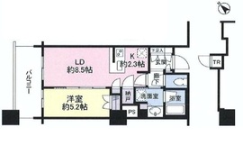 ブリリア有明スカイタワー 10階 間取り図