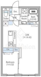 エスジーコート学芸大学 102 間取り図