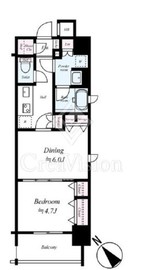 日神デュオステージ関内 5階 間取り図