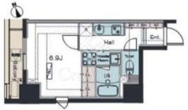 ラグゼナ平和島 10階 間取り図