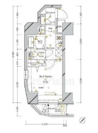 アルテシモアーチ 4階 間取り図
