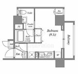 インプルーブ新川崎 701 間取り図
