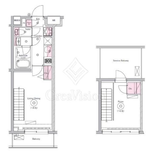 リテラス川崎ウエスト 315 間取り図
