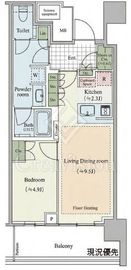 ザ・タワー横浜北仲 17階 間取り図
