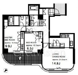 御殿山トラストコート 2021 間取り図