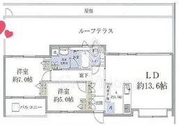 ロイヤルシーズン新宿柏木 4階 間取り図