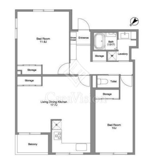 コンフォリア千石 311 間取り図