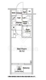 コンフォリア本所吾妻橋 306 間取り図
