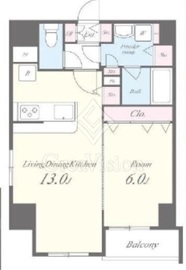 ミラージュエヴァン 201 間取り図