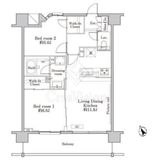 ブランシア梶ヶ谷 205 間取り図