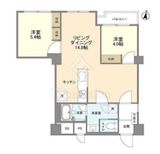 ベルファン西麻布 206 間取り図