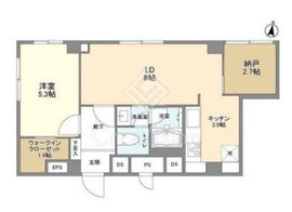 ベルファン西麻布 305 間取り図