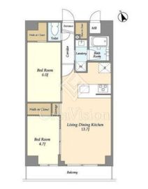 La Douceur志茂 (ラドゥセール志茂) 204 間取り図