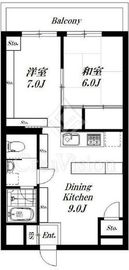 マンション白金台 5階 間取り図