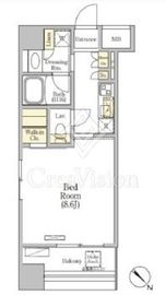 プラージュベイ横濱関内 701 間取り図