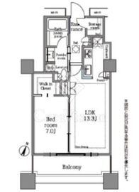 東京レジデンス千代田九段下 10階 間取り図