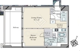東京ガーデンテラス紀尾井町 住宅棟 9階 間取り図