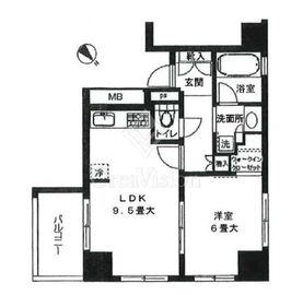 クオリア文京根津 7階 間取り図