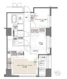 フォレストビュー護国寺 604 間取り図