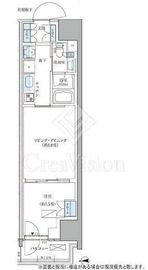 パークアクシス品川天王洲アイル 705 間取り図