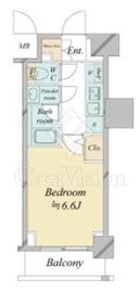 ドゥーエ新横浜 310 間取り図