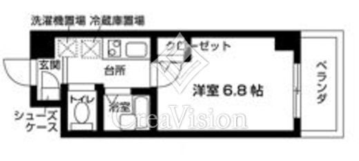 レジディア中野富士見台 508 間取り図
