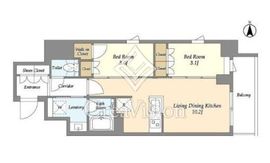 スタイリオフィット武蔵小杉Ⅱ 407 間取り図