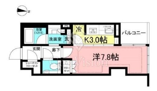 宮益坂ビルディングザ・渋谷レジデンス 14階 間取り図