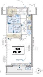コンシェリア東京 AQUA VERT 9階 間取り図