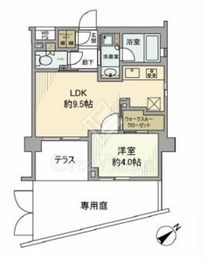 グローベルザ・プレイス東高円寺 107 間取り図