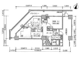 ジェイタワー西大井 17階 間取り図