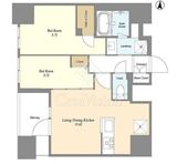 ドゥーエ両国Ⅳ 302 間取り図