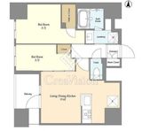 ドゥーエ両国Ⅳ 402 間取り図