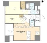 ドゥーエ両国Ⅳ 802 間取り図