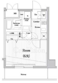 ジーコンフォートウエスト新横浜 9階 間取り図
