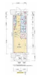 プレサンス横浜大通り公園 2階 間取り図