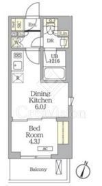 AIFLAT明大前 208 間取り図