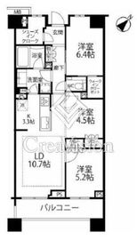 ブランズ中央林間 7階 間取り図