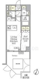 AIFLAT明大前 104 間取り図