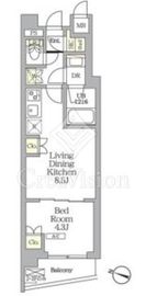 AIFLAT明大前 303 間取り図